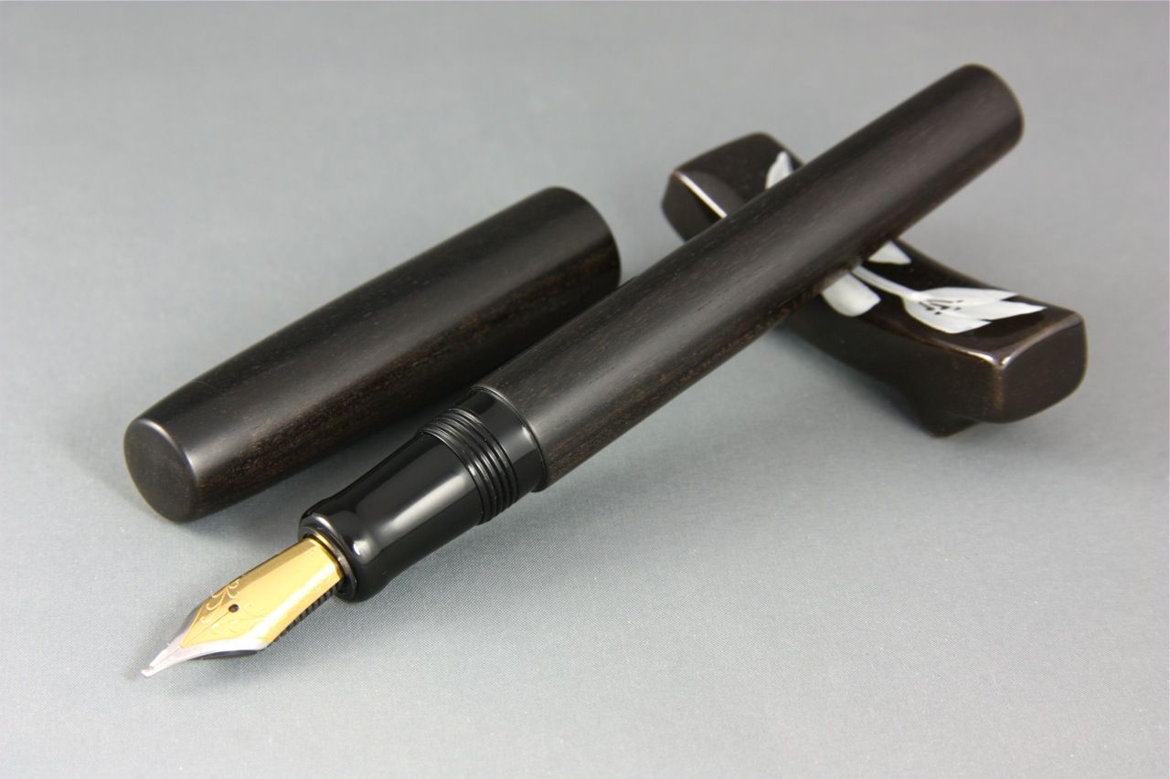 African Ebony Fountain Pen Pen Turning and Making The Fountain Pen